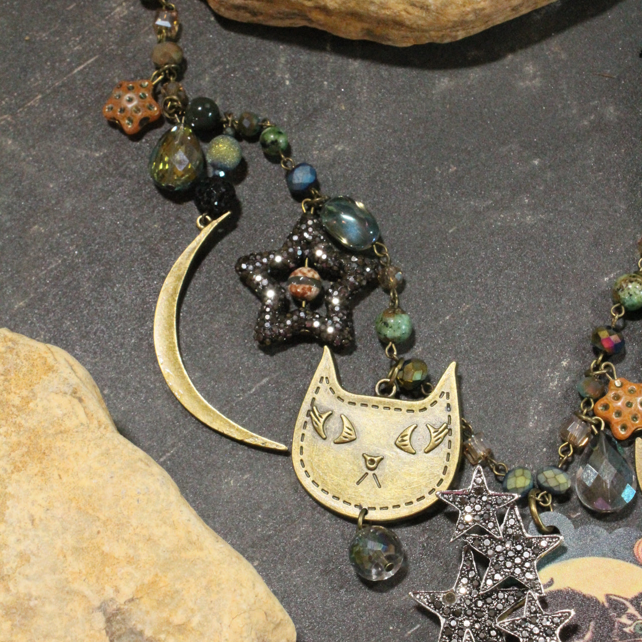 Out On The Prowl Charm'd Necklace