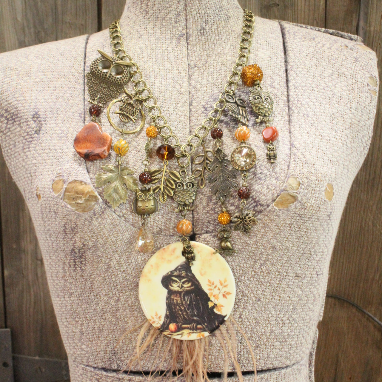 Wise Ole' Owl Charm'd Necklace