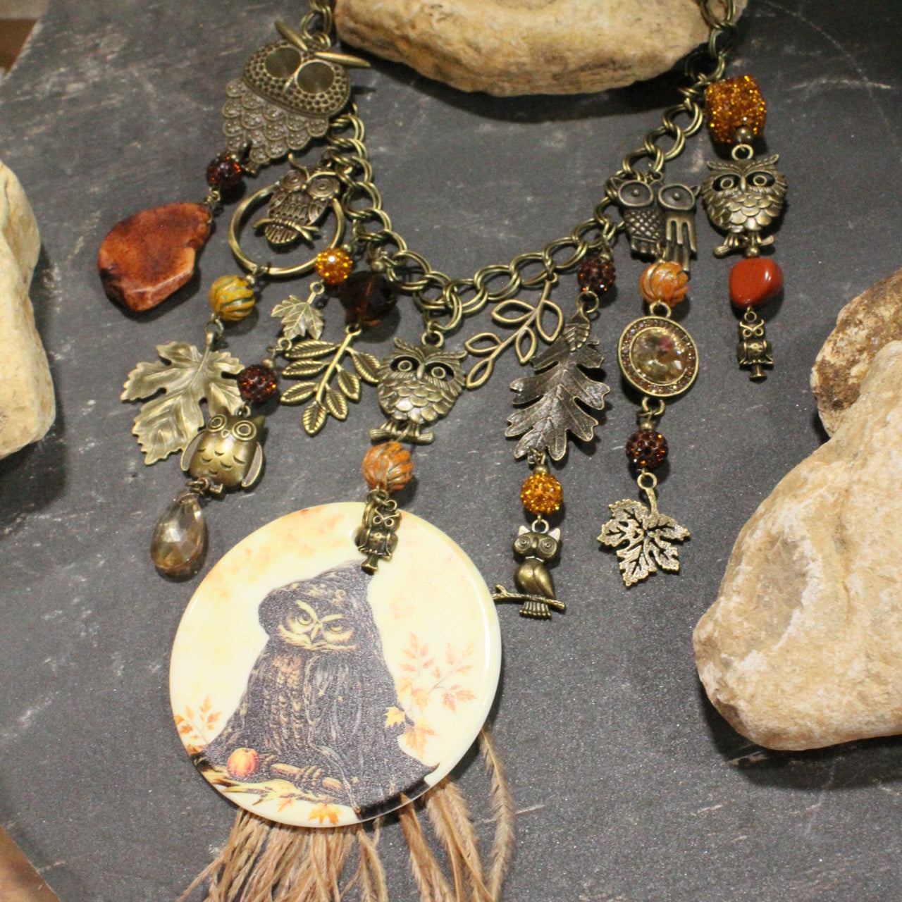 Wise Ole' Owl Charm'd Necklace