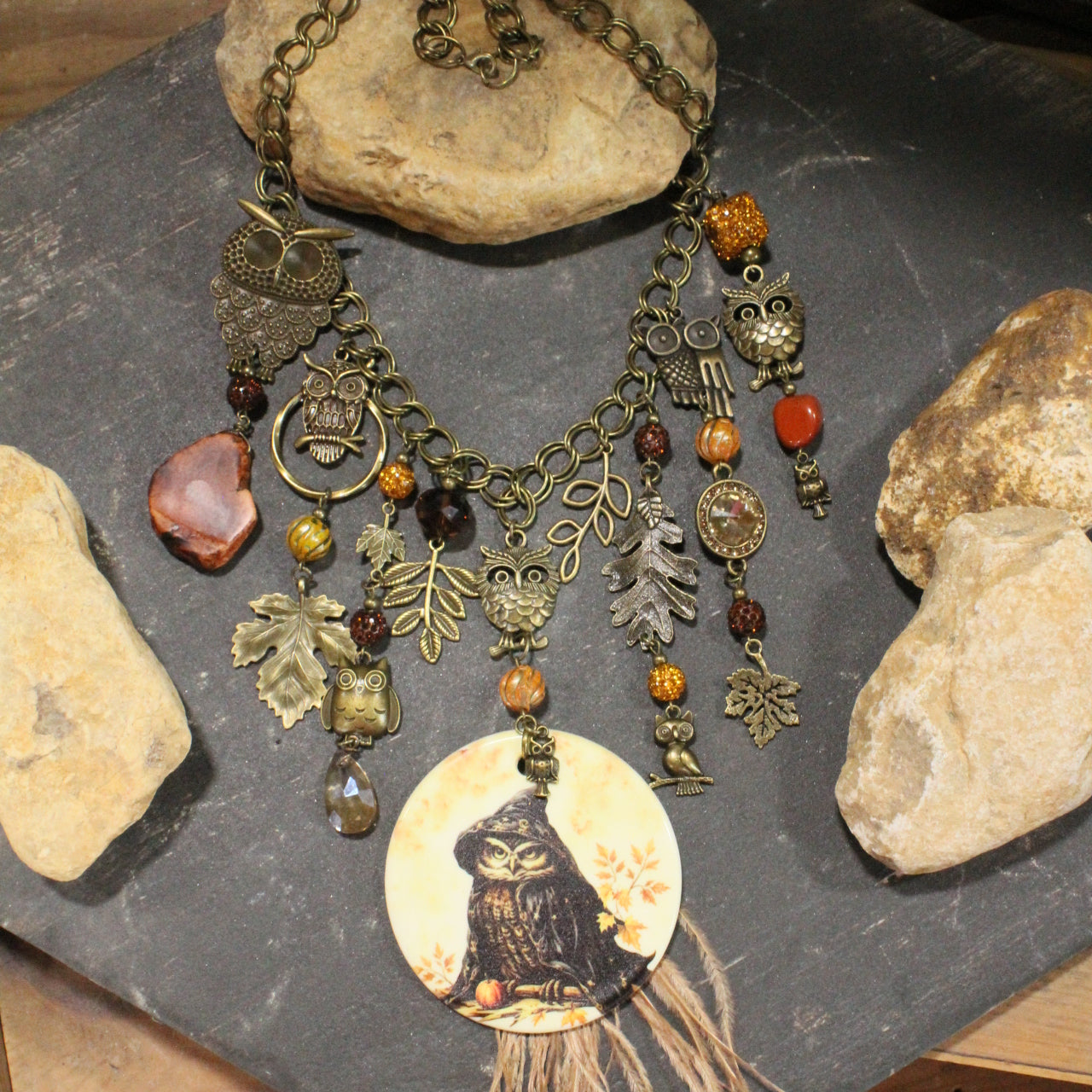 Wise Ole' Owl Charm'd Necklace