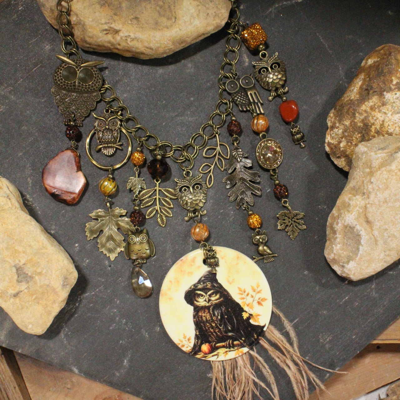 Wise Ole' Owl Charm'd Necklace