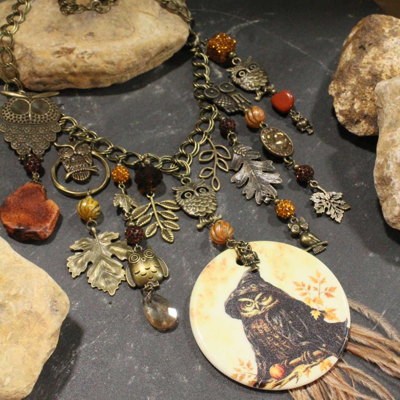 Wise Ole' Owl Charm'd Necklace