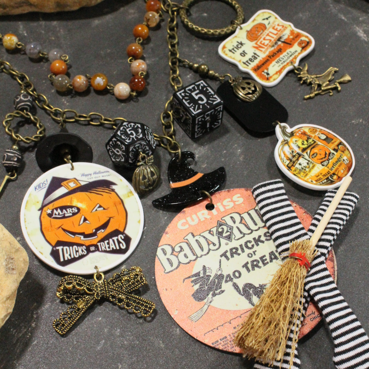 Baby Ruth Me Please Charm'd Necklace