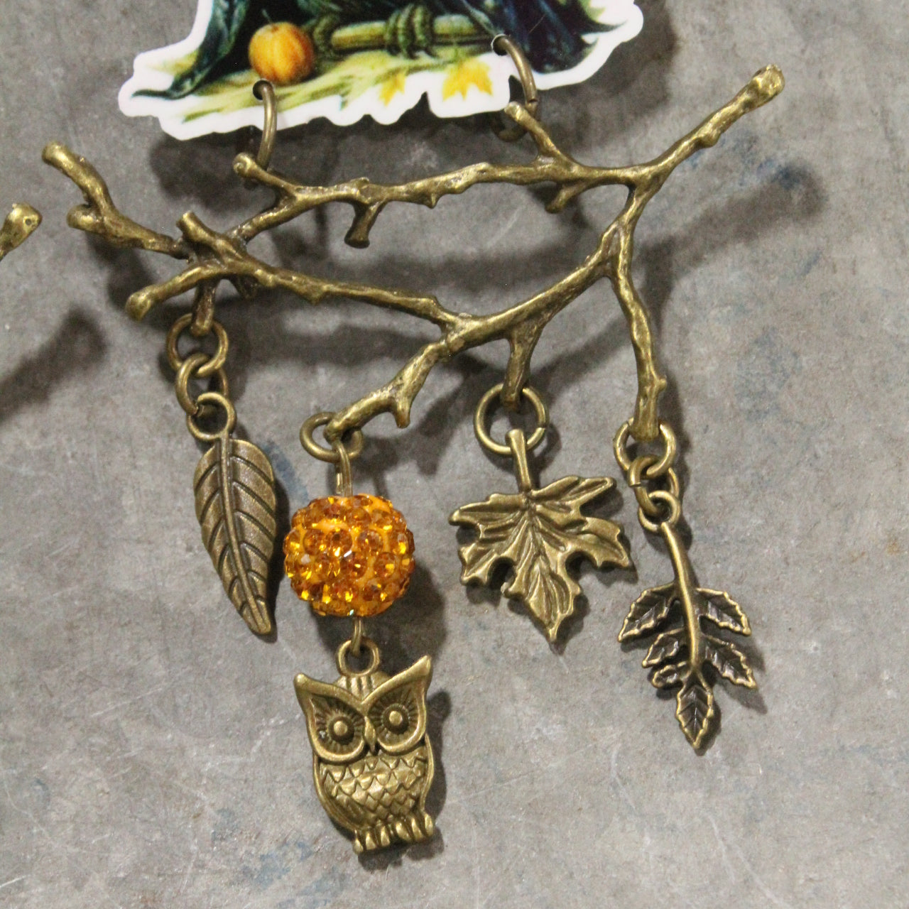 Wise Ole' Owl Dangle Earrings