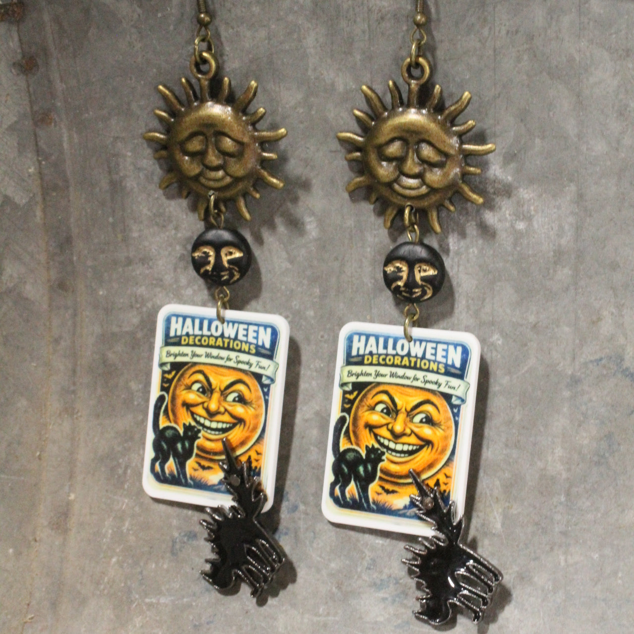 Full Moon Nights Dangle Earrings