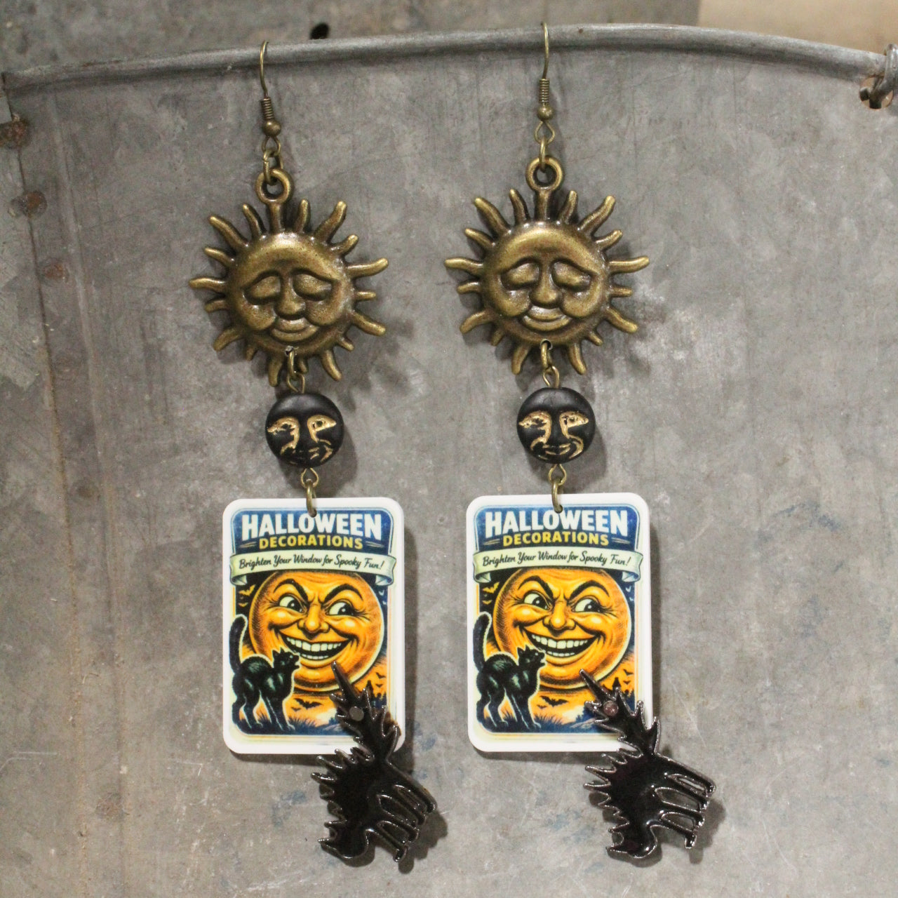 Full Moon Nights Dangle Earrings