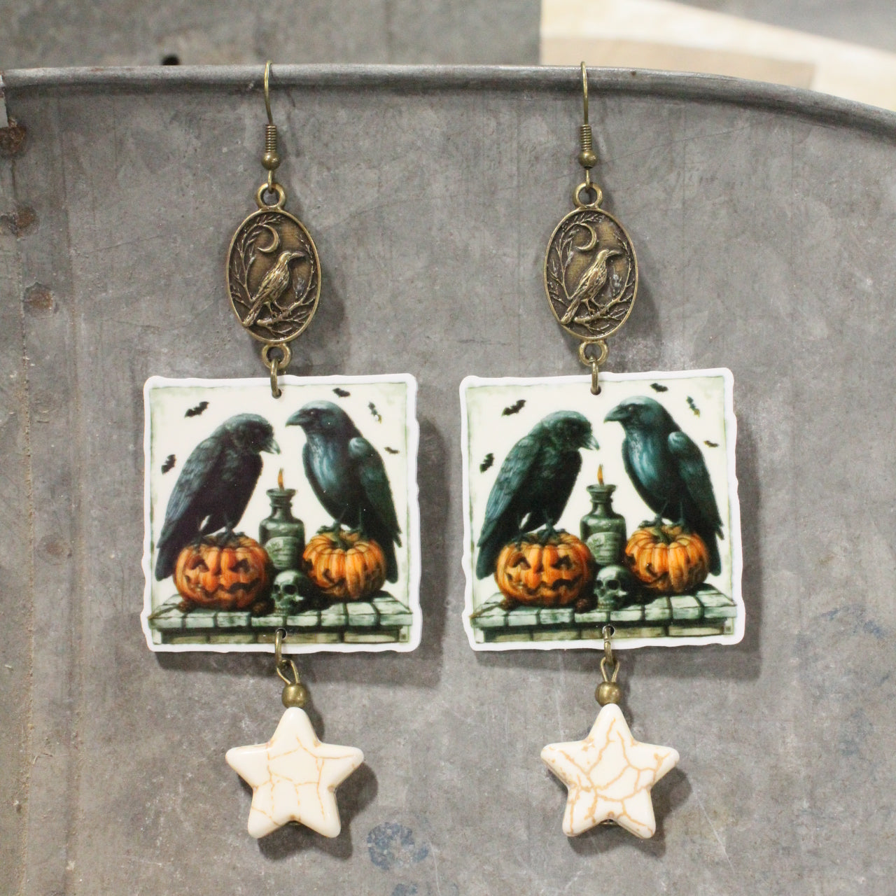 Candle Light Dinner Dangle Earrings