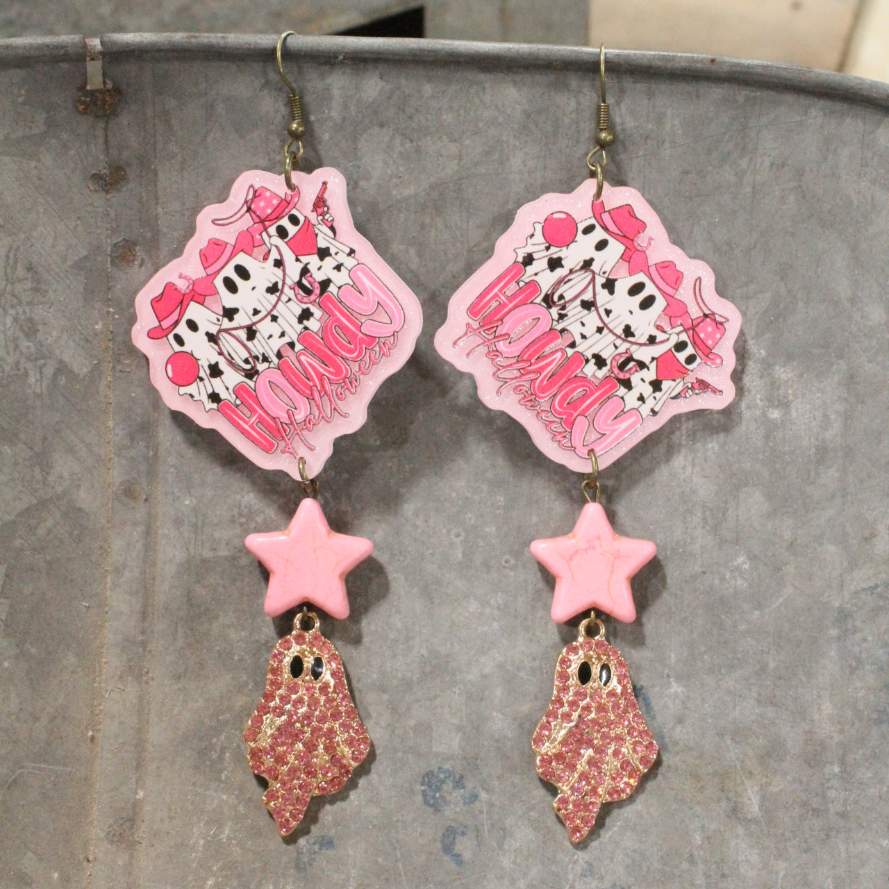 Howdy Halloween Dangle Earrings