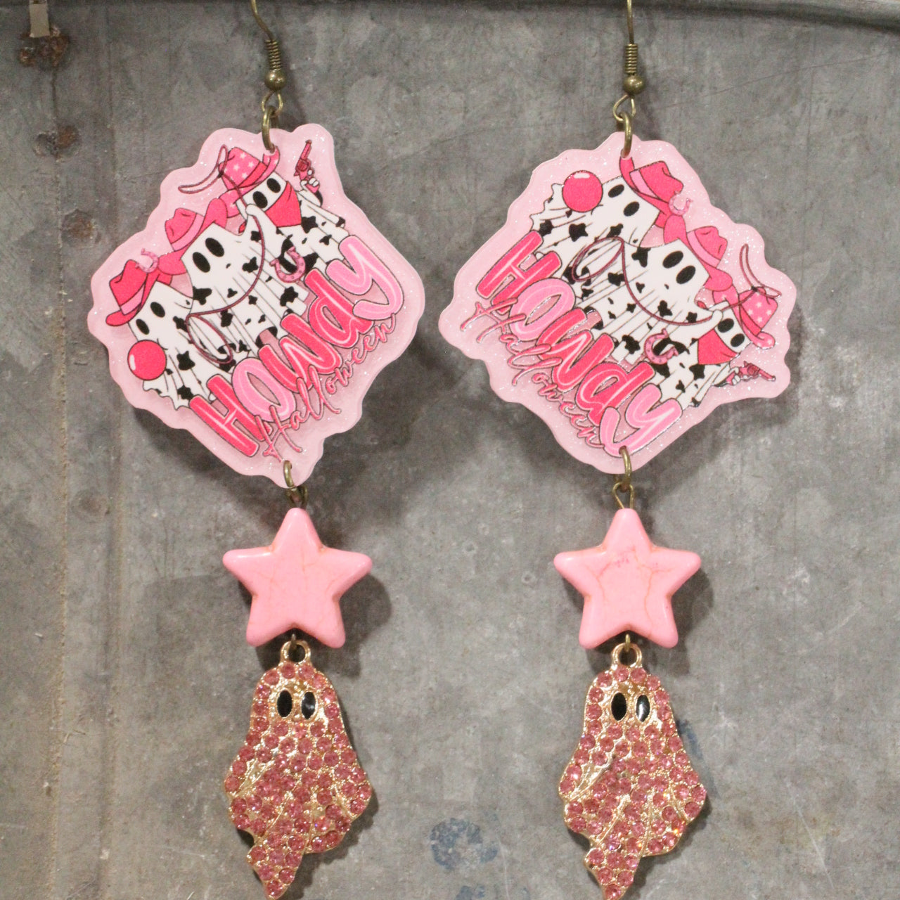 Howdy Halloween Dangle Earrings