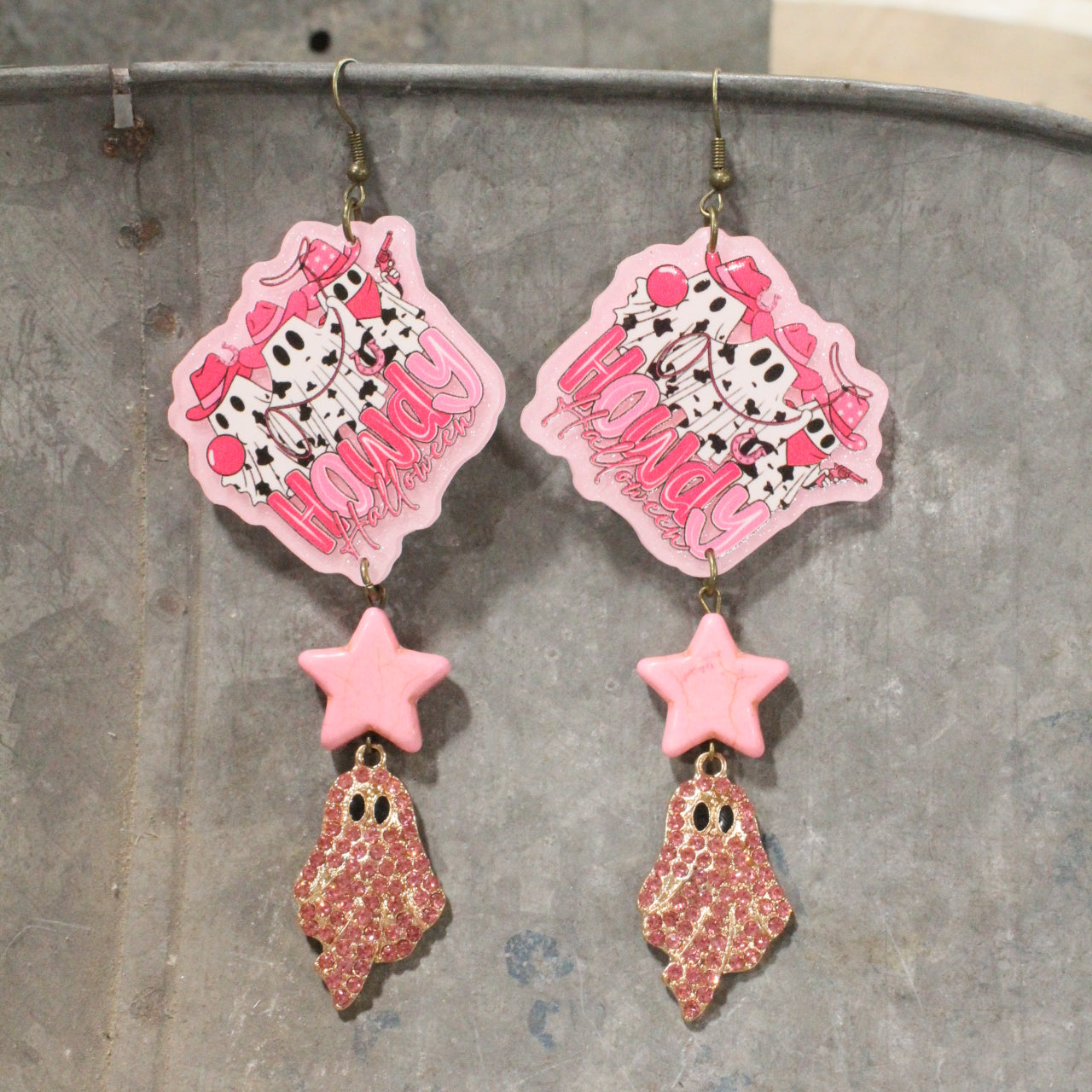 Howdy Halloween Dangle Earrings