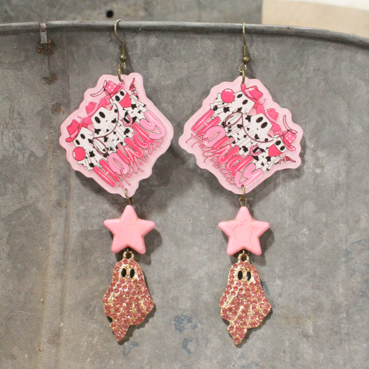 Howdy Halloween Dangle Earrings