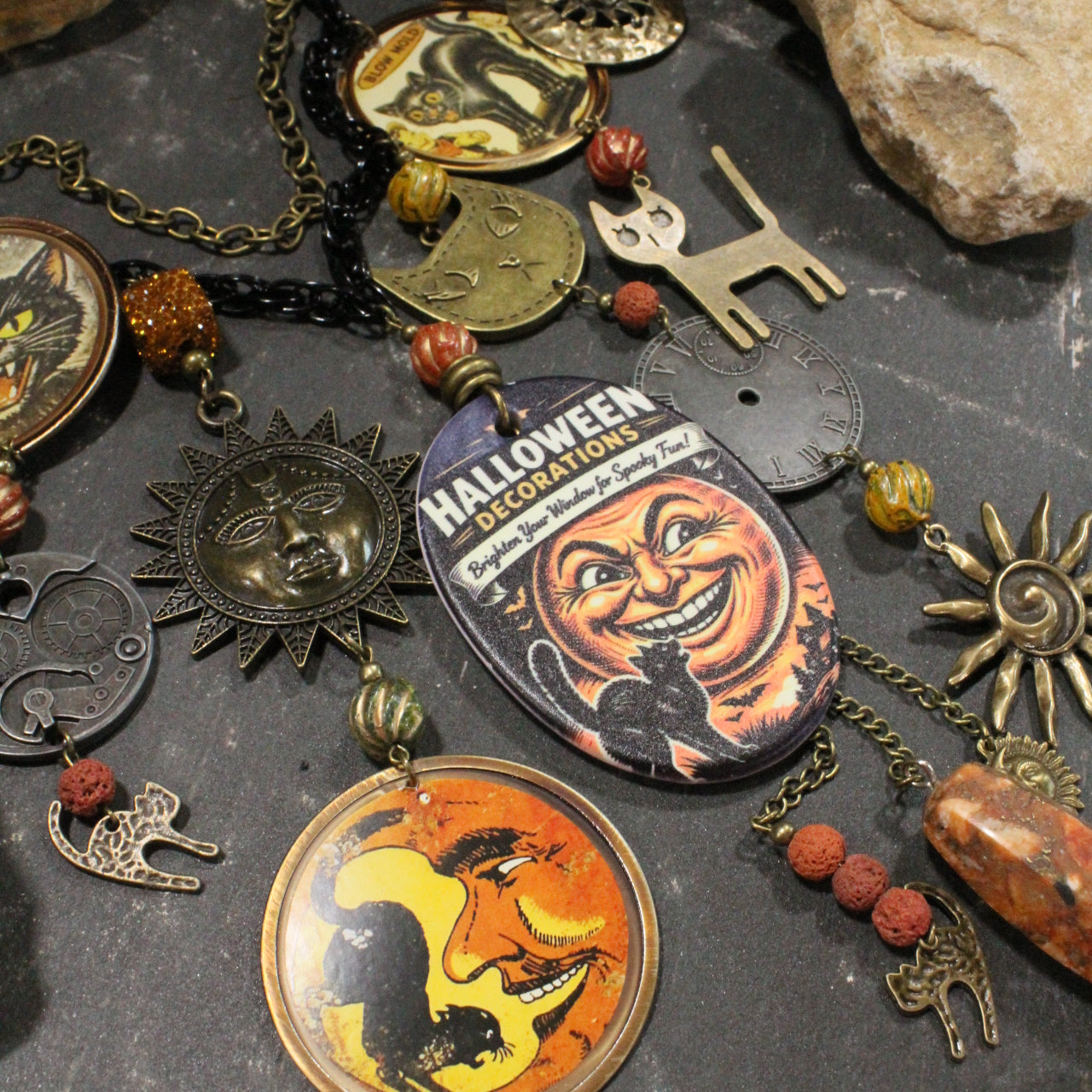 Full Moon Nights Charm'd Necklace