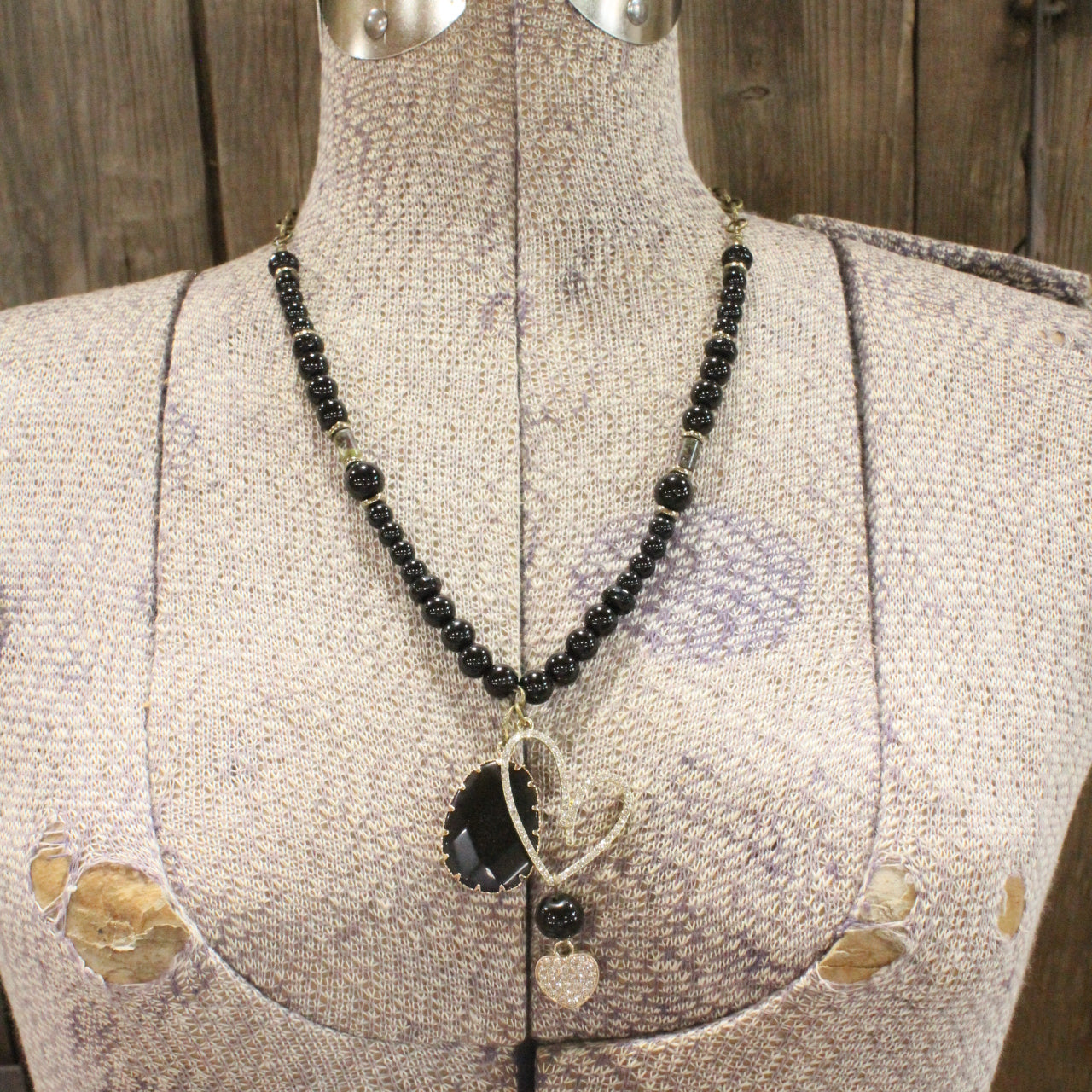 Richness & Elegance All Wrapped Up In One Heart Necklace