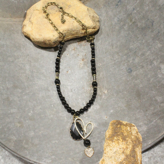 Richness & Elegance All Wrapped Up In One Heart Necklace