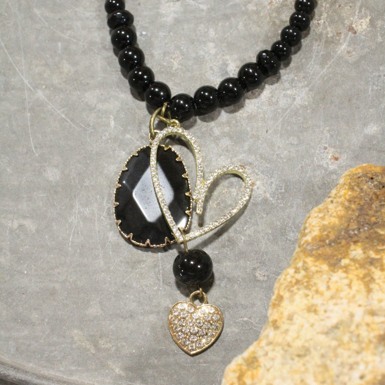 Richness & Elegance All Wrapped Up In One Heart Necklace
