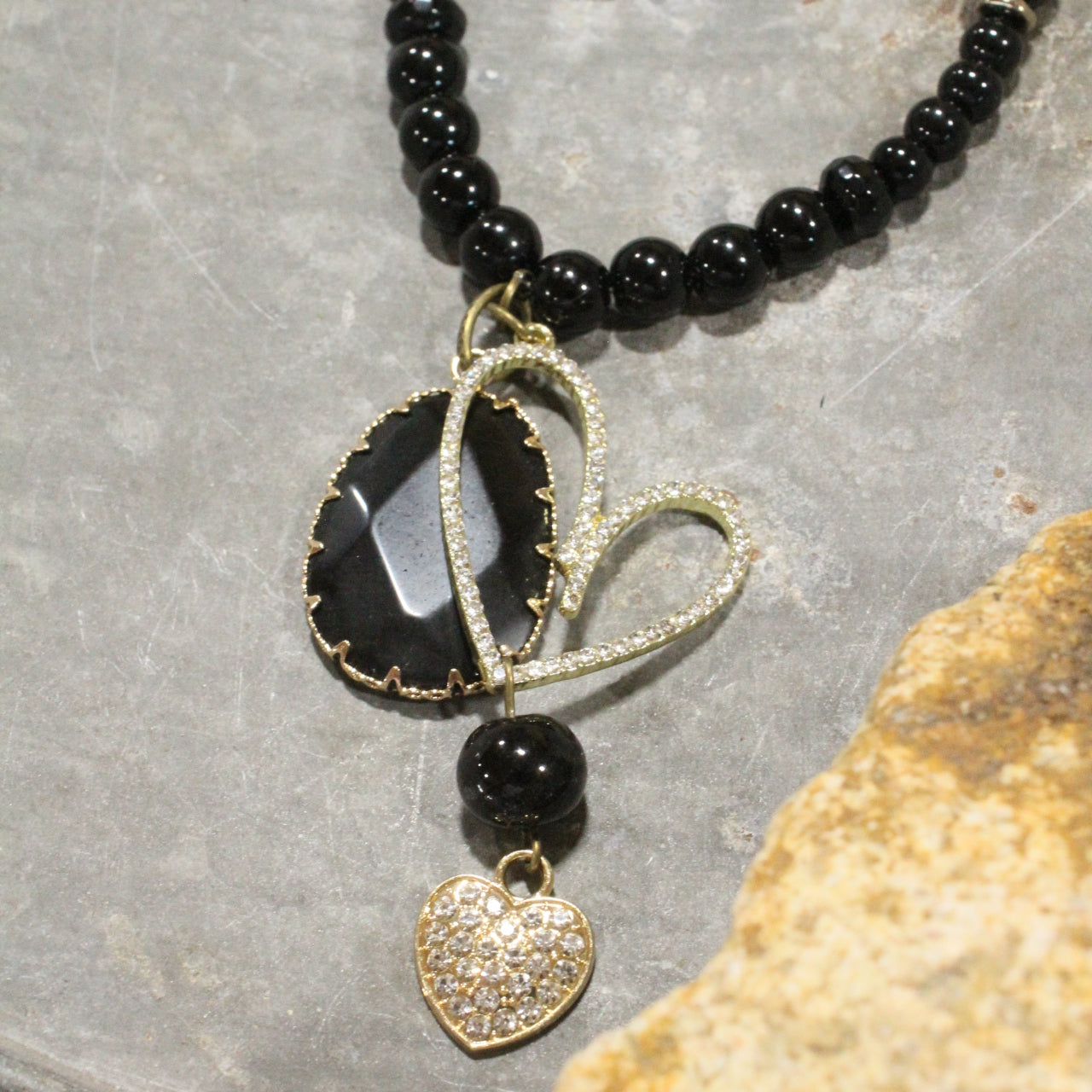 Richness & Elegance All Wrapped Up In One Heart Necklace