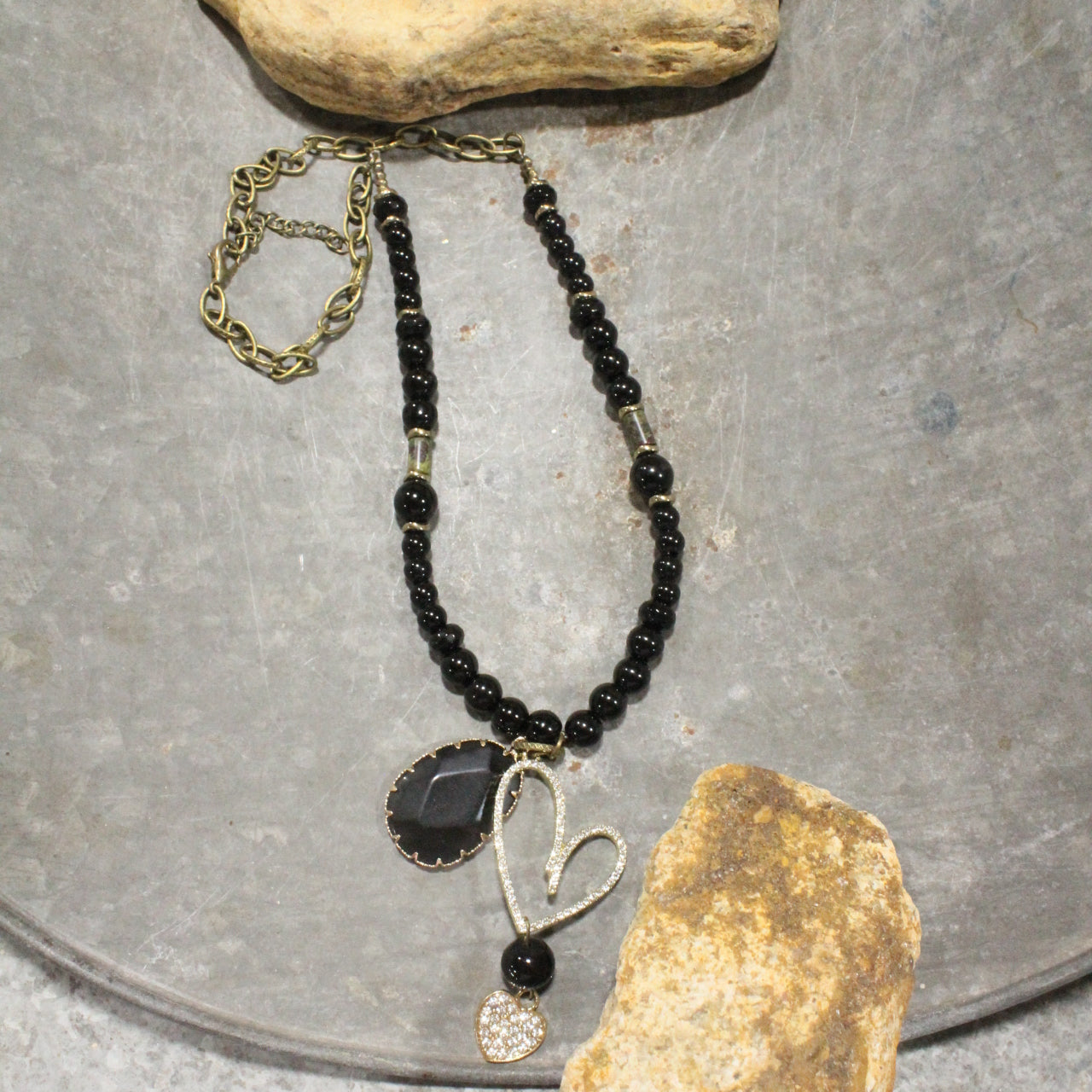 Richness & Elegance All Wrapped Up In One Heart Necklace