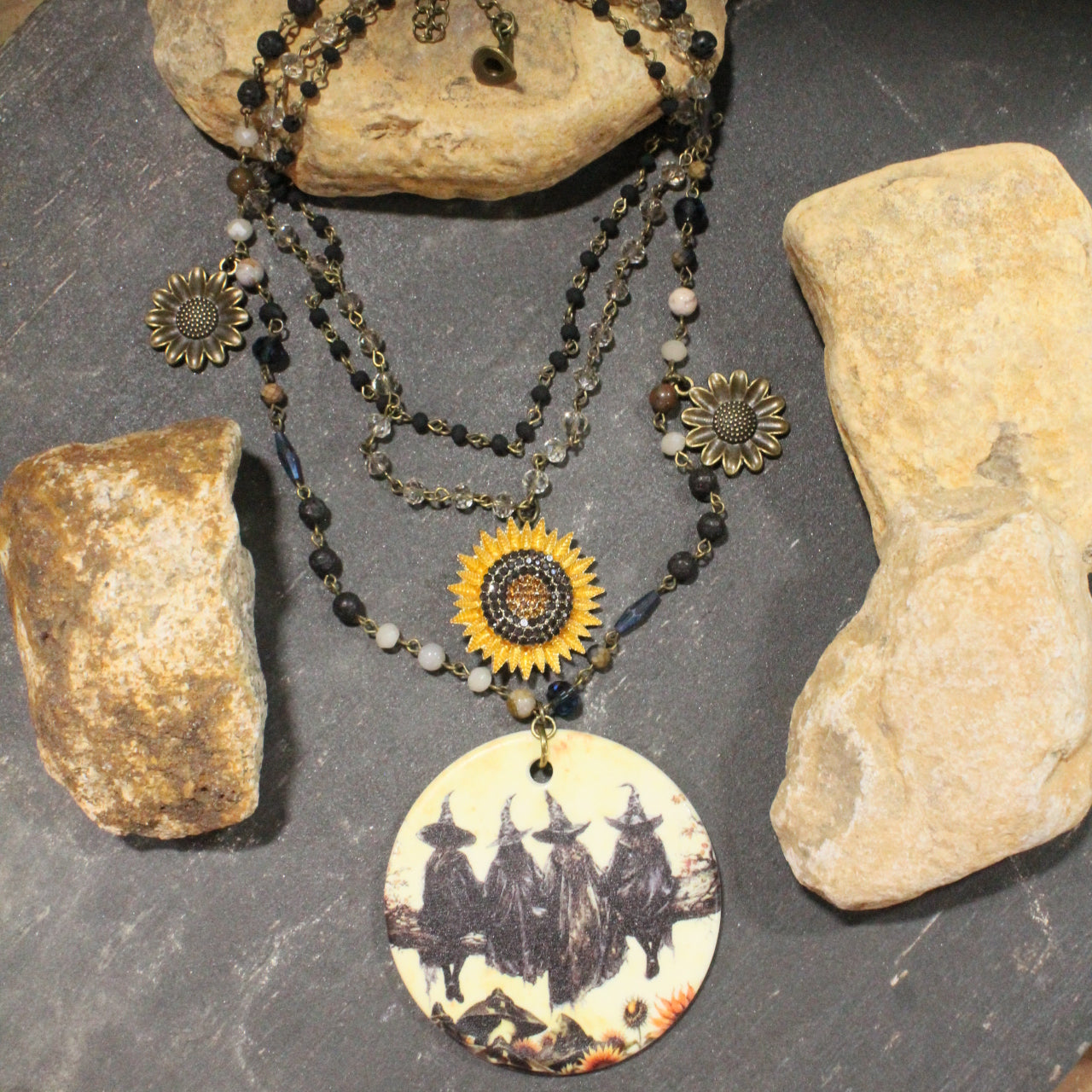 Witch's Meeting Room Charm'd Necklace