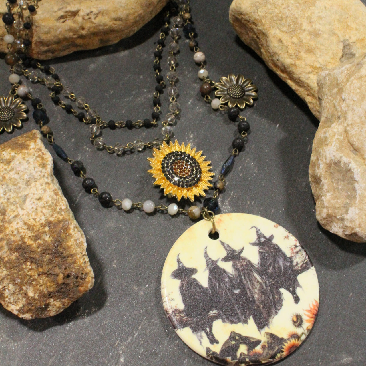 Witch's Meeting Room Charm'd Necklace