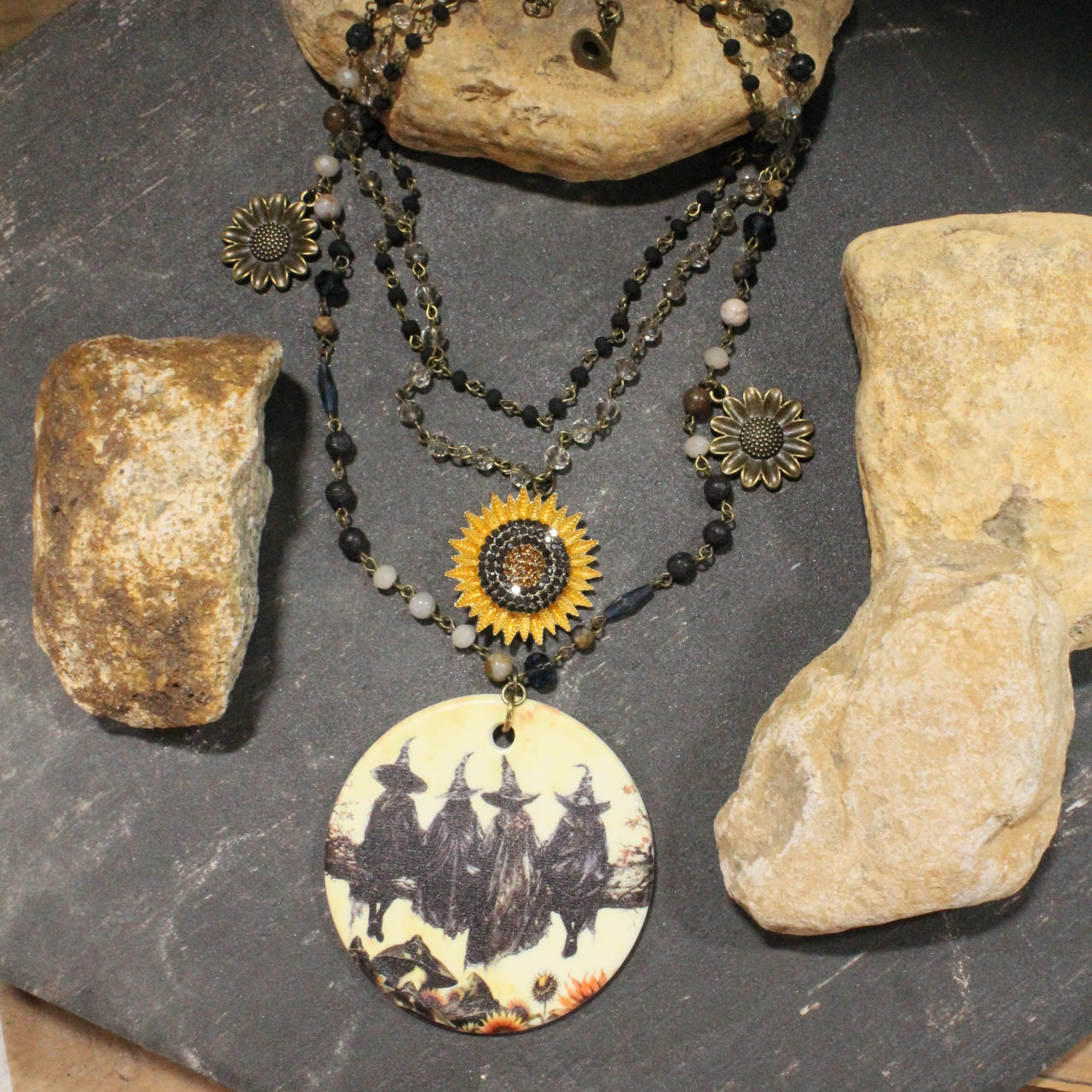 Witch's Meeting Room Charm'd Necklace