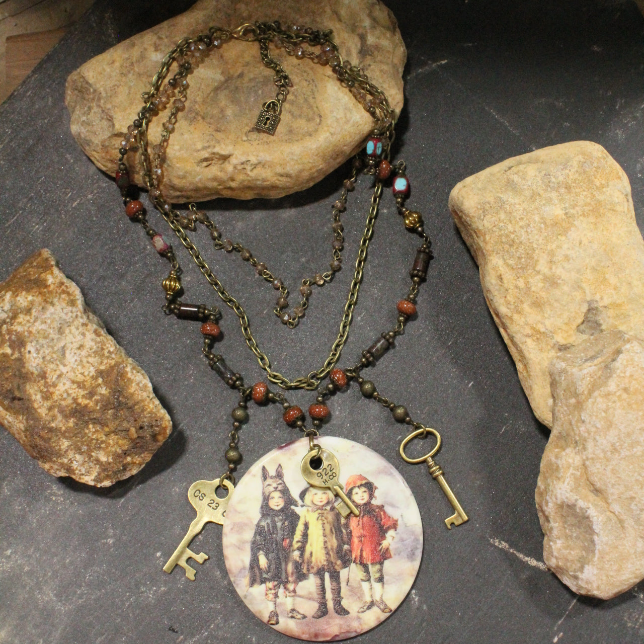 All Dressed Up Charm'd Necklace