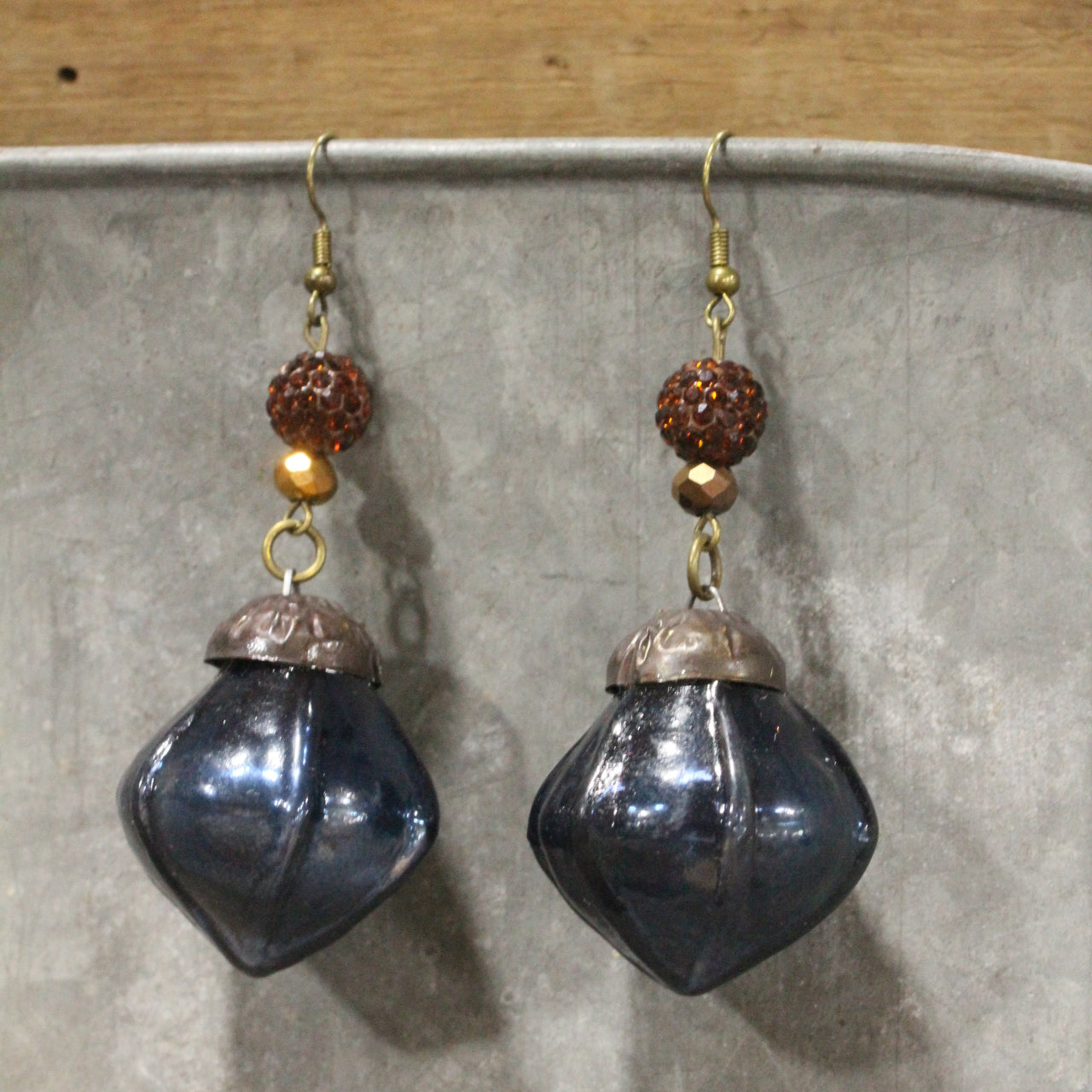 Nothing Better Than Chocolate & Flowers Dangle Earrings
