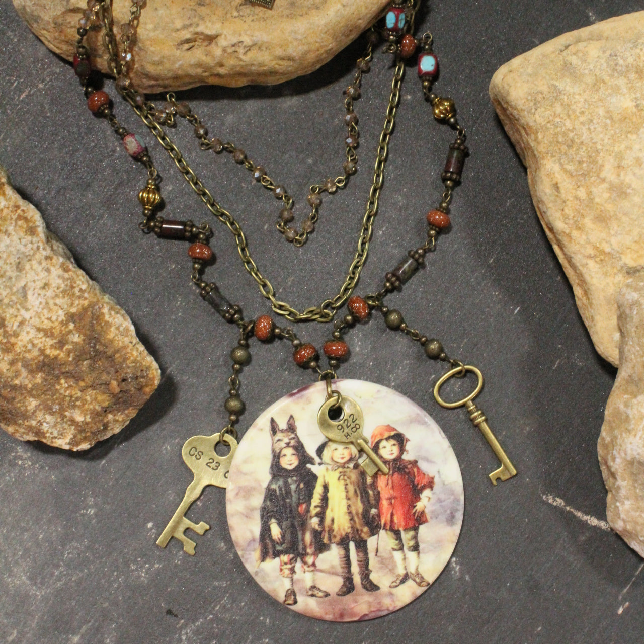 All Dressed Up Charm'd Necklace