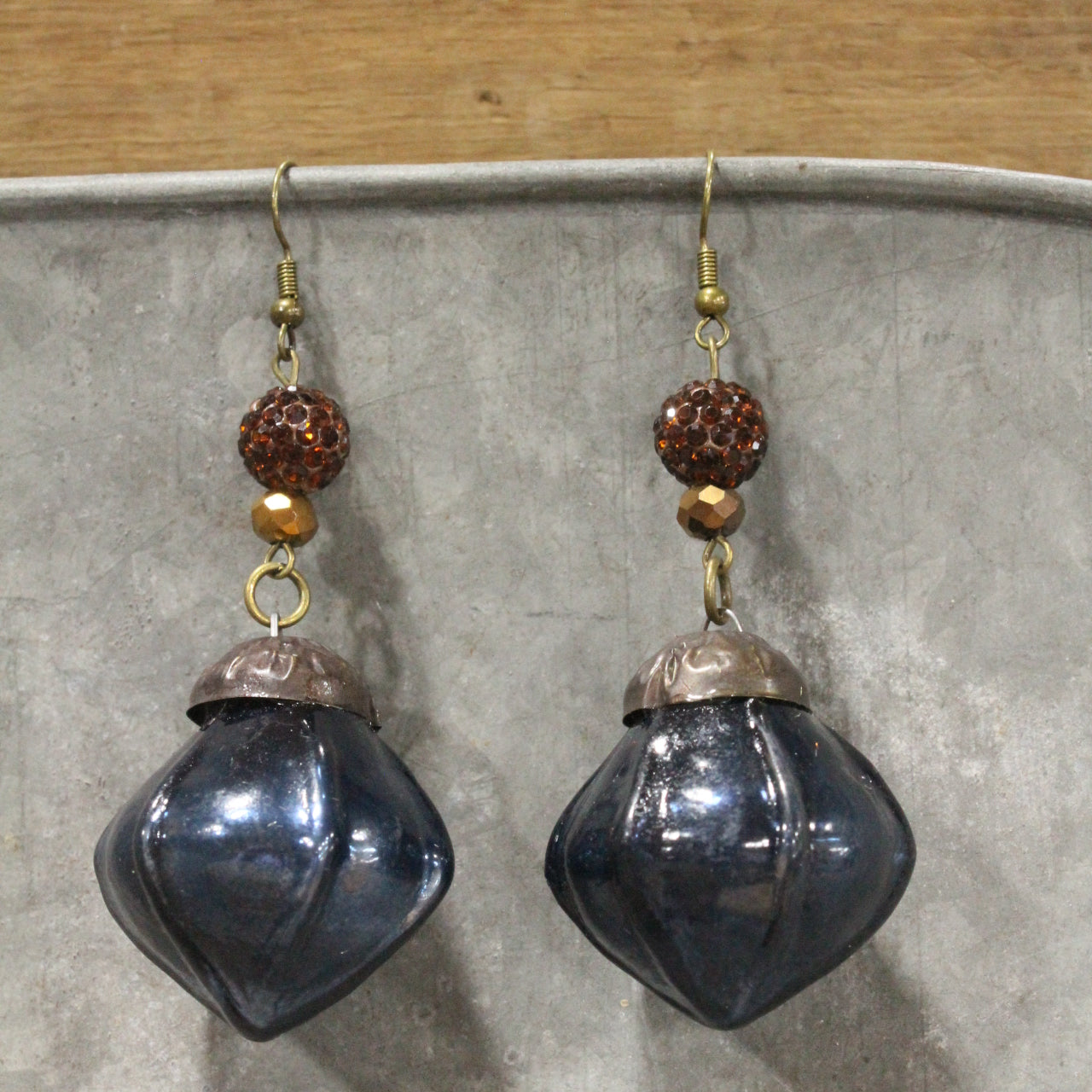 Nothing Better Than Chocolate & Flowers Dangle Earrings