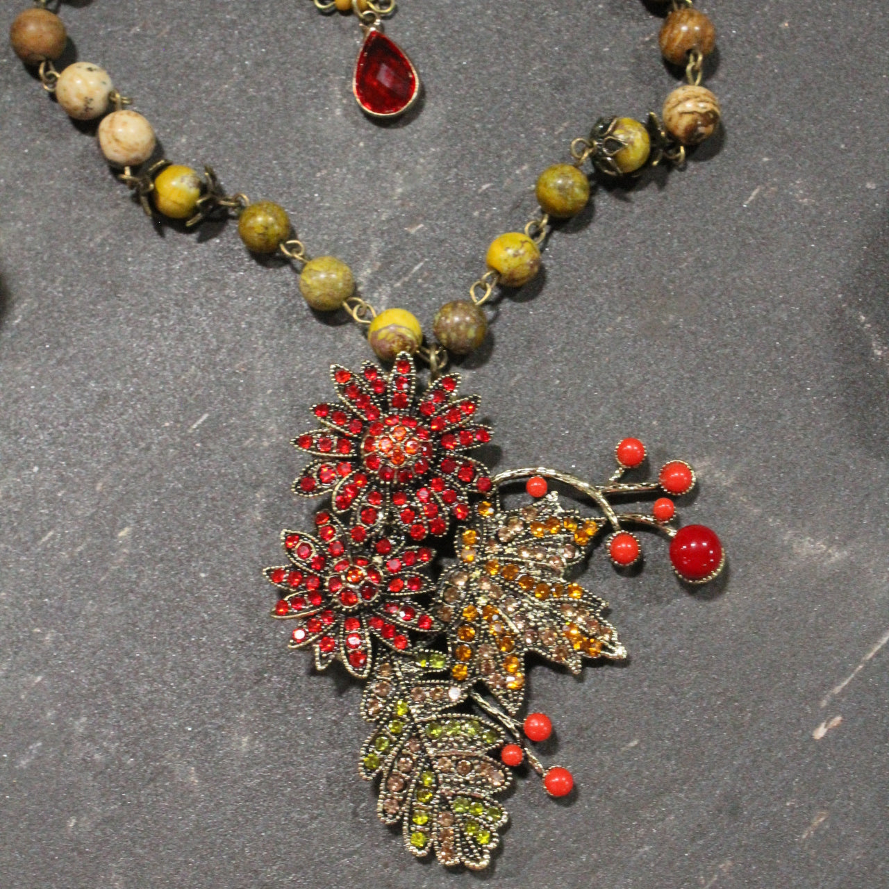 Warm Colors Of Fall Charm'd Necklace