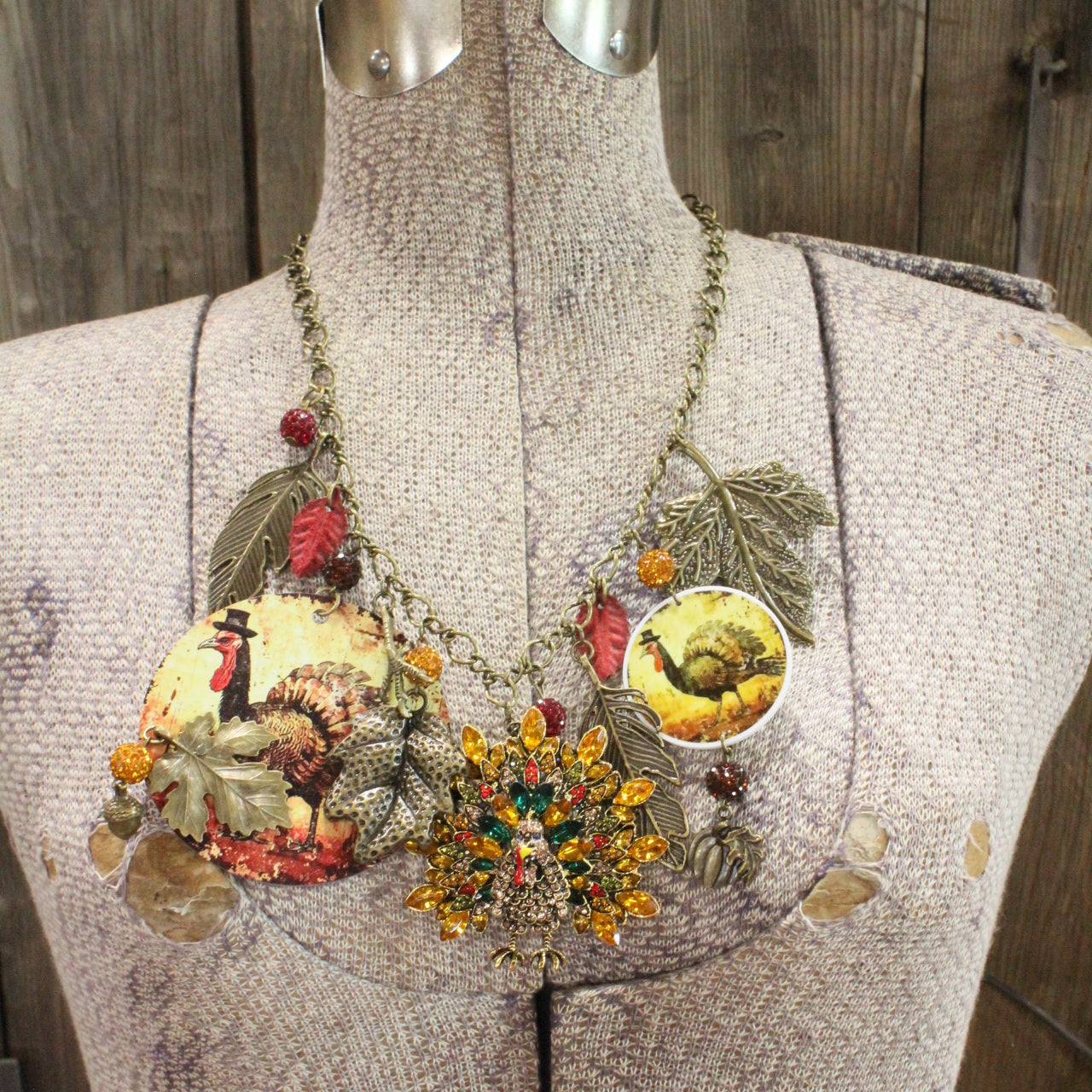 Turkey Trot Charm'd Necklace