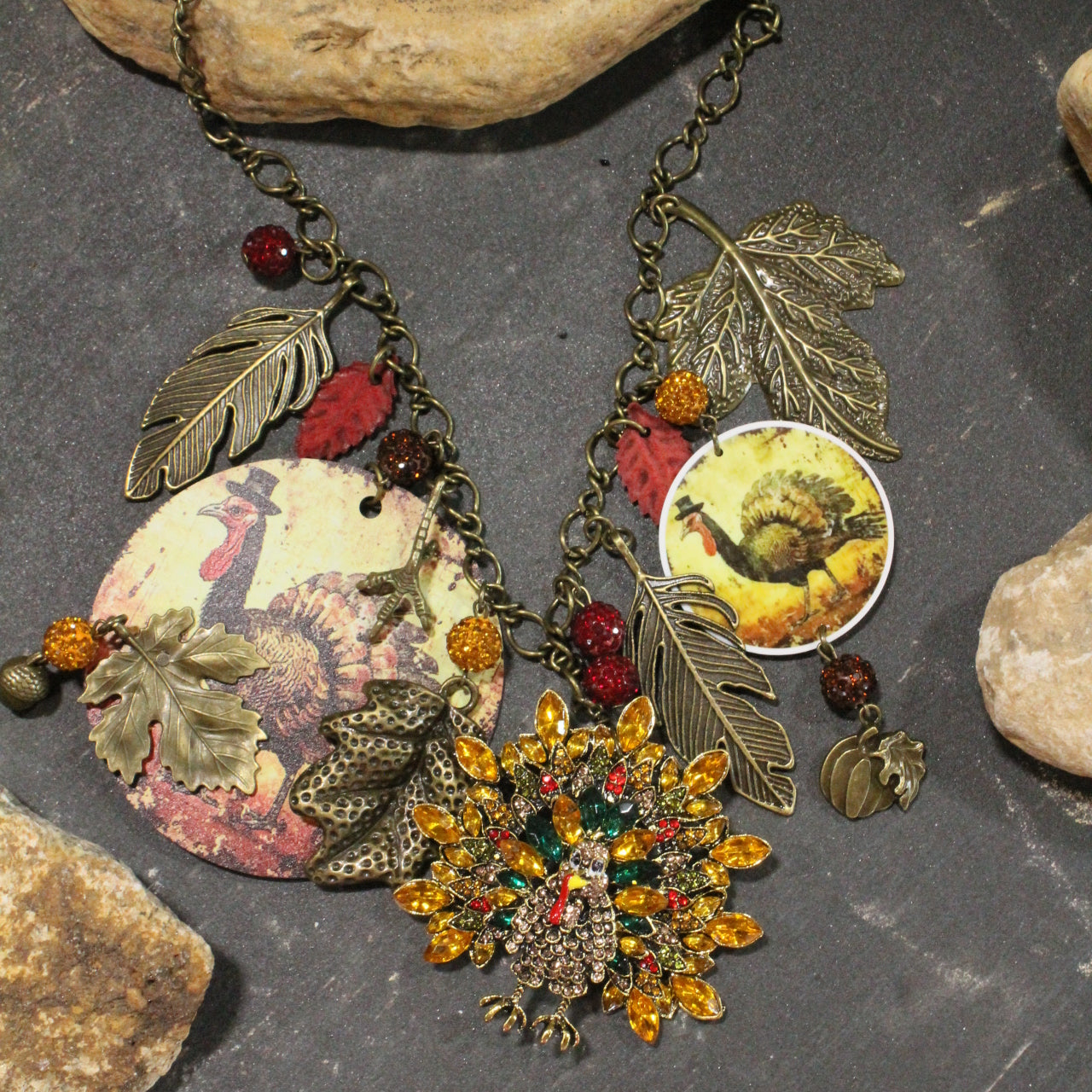 Turkey Trot Charm'd Necklace