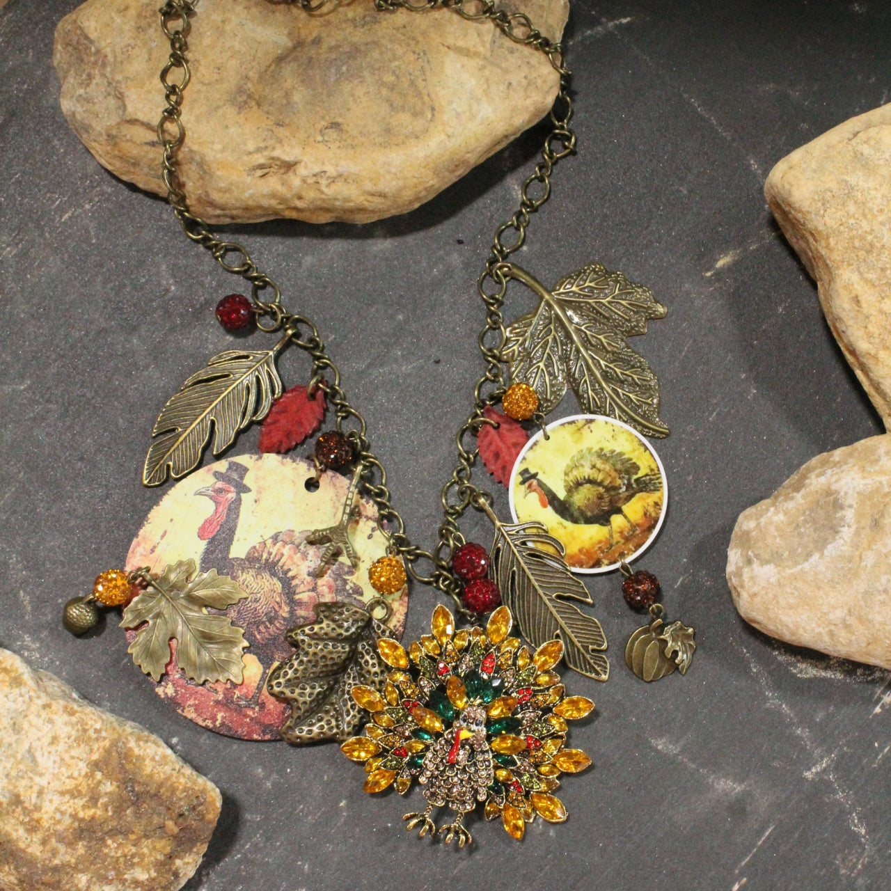 Turkey Trot Charm'd Necklace