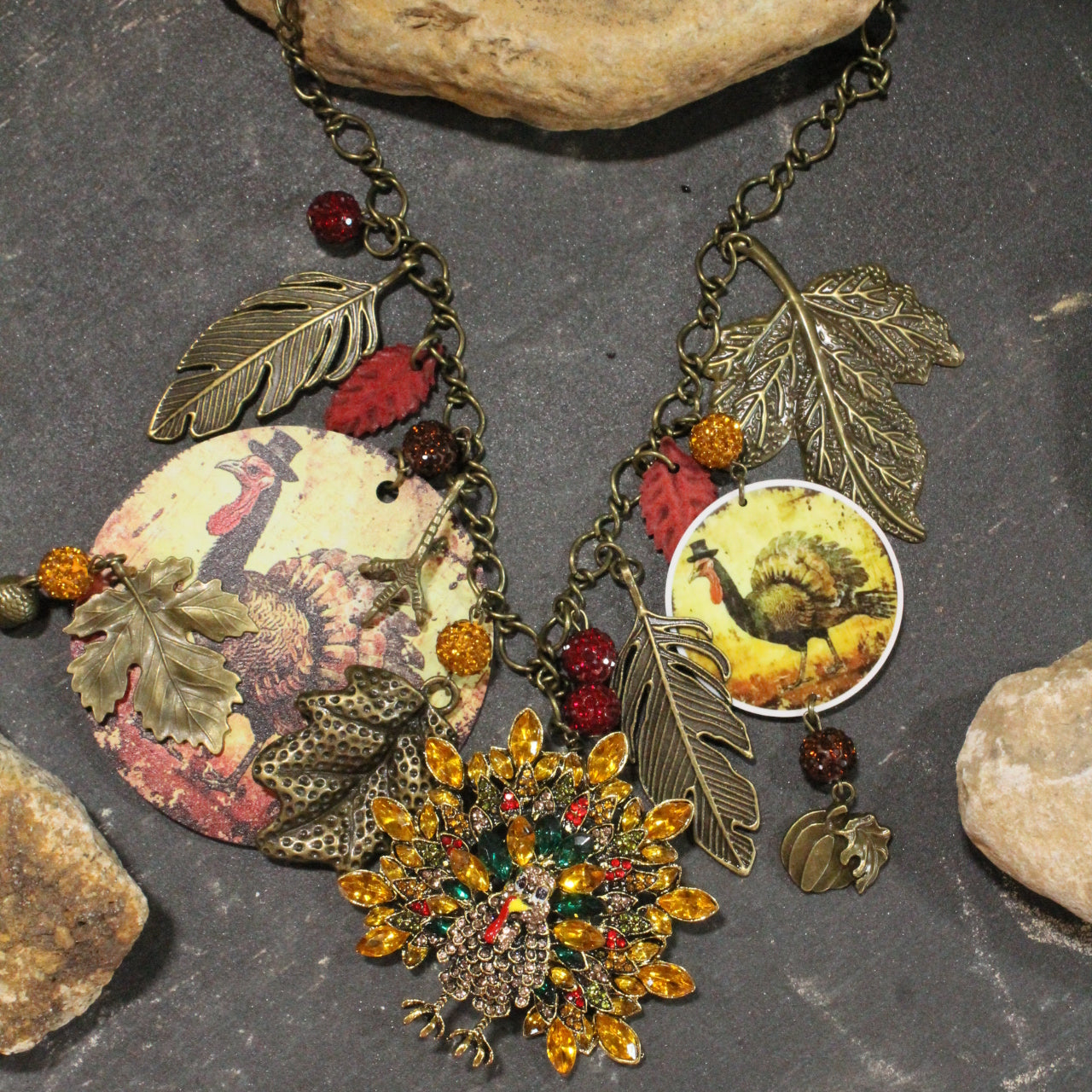 Turkey Trot Charm'd Necklace