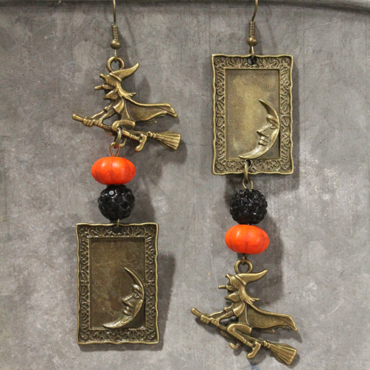 Clocks Winding Down Dangle Earrings