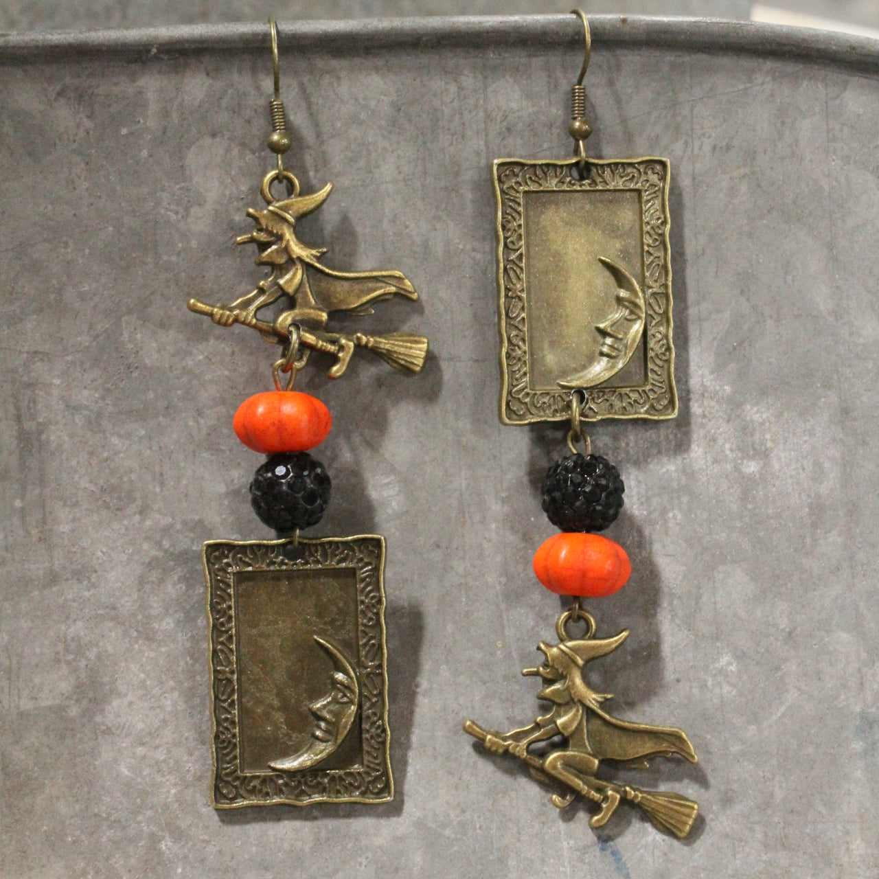 Clocks Winding Down Dangle Earrings