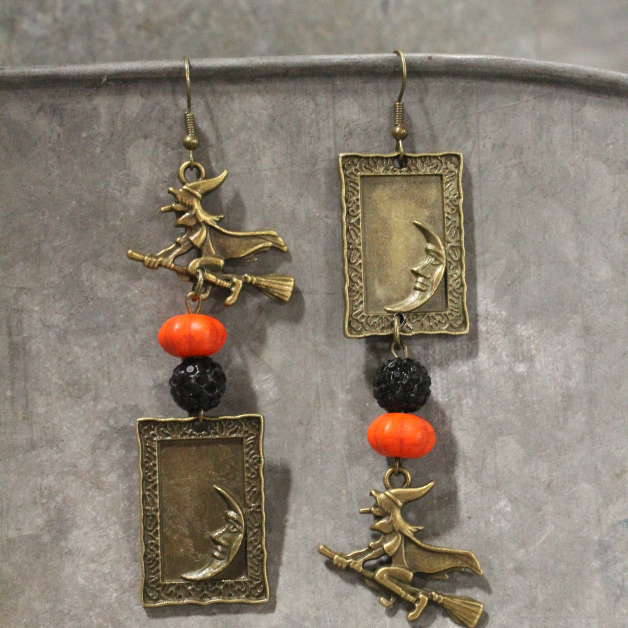 Clocks Winding Down Dangle Earrings