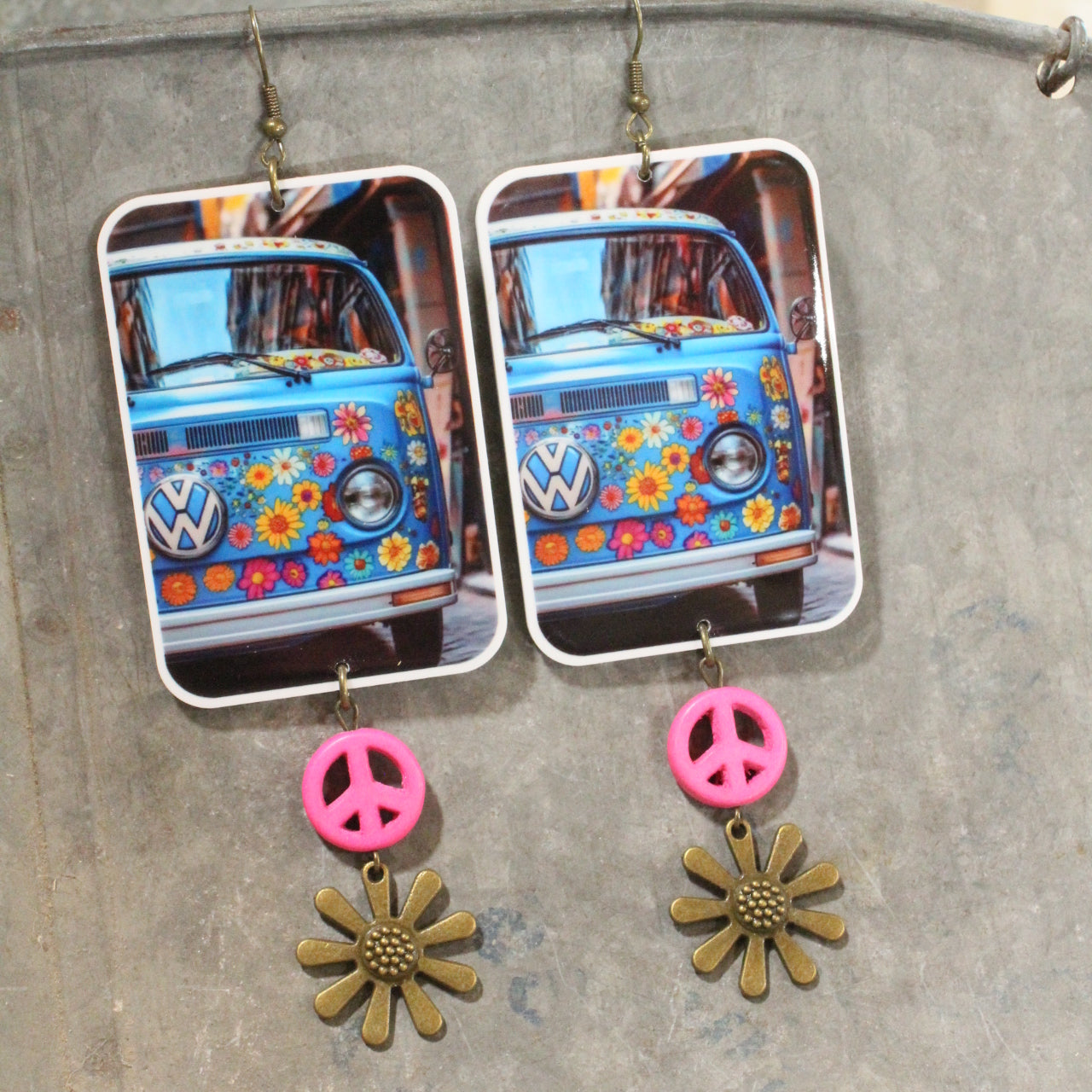 Oh Groovy Day Dangle Earrings