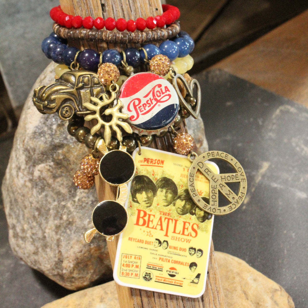 Beatle Mania Chart Topper Bracelet Set