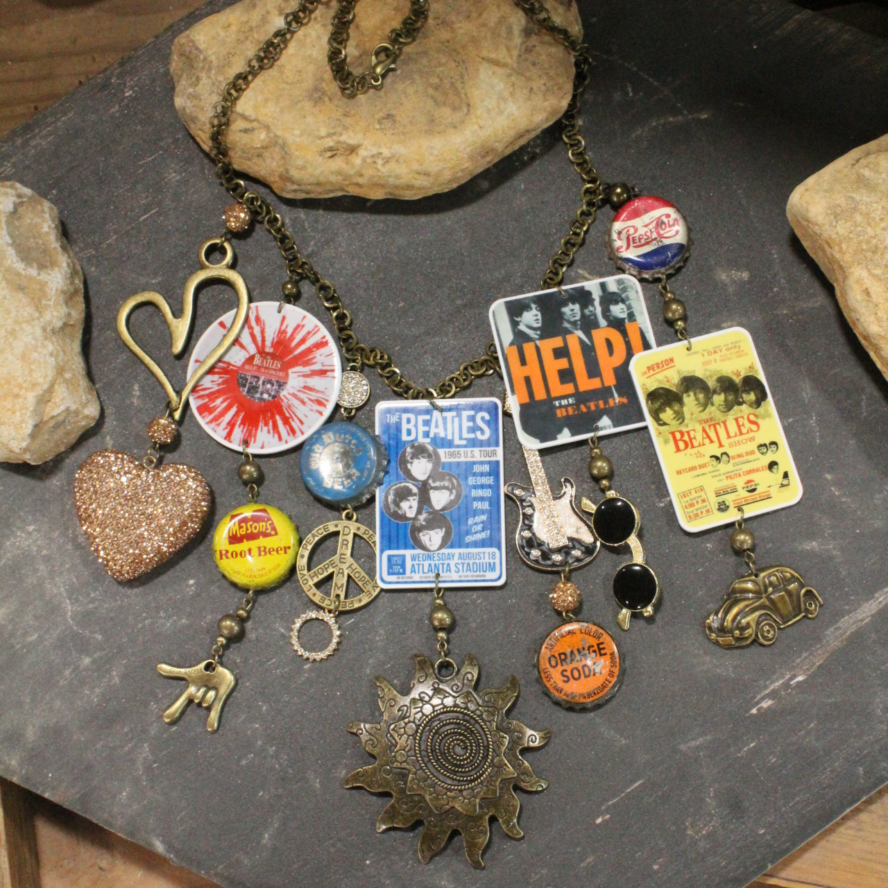 Beatle Mania Chart Topper Necklace