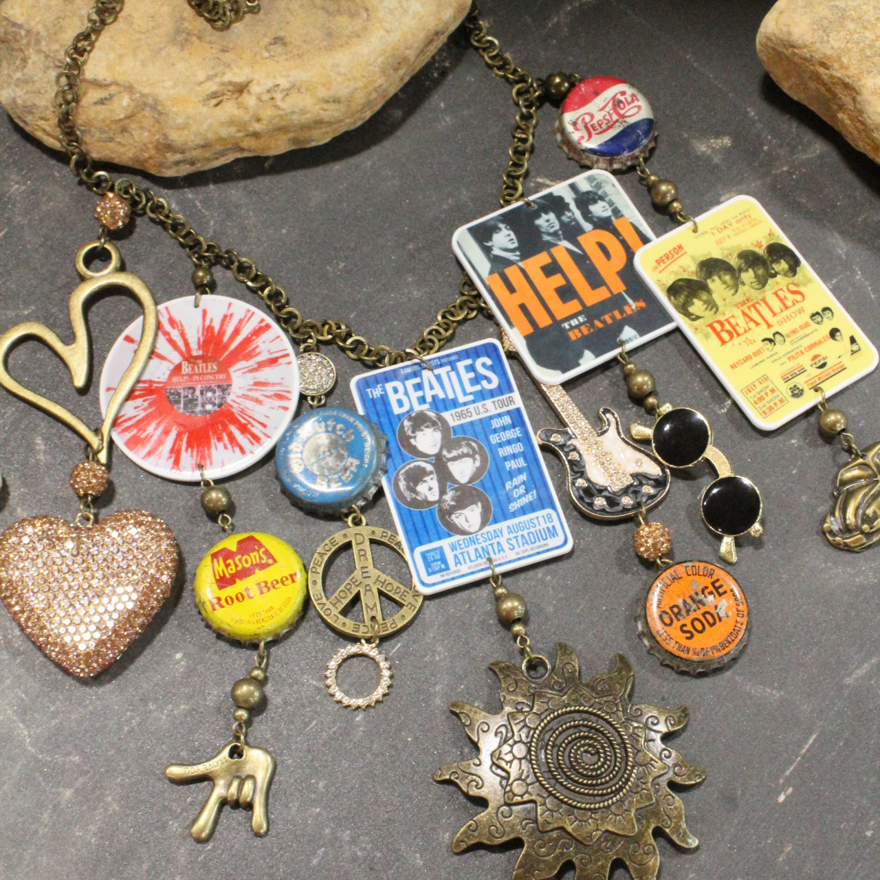Beatle Mania Chart Topper Necklace