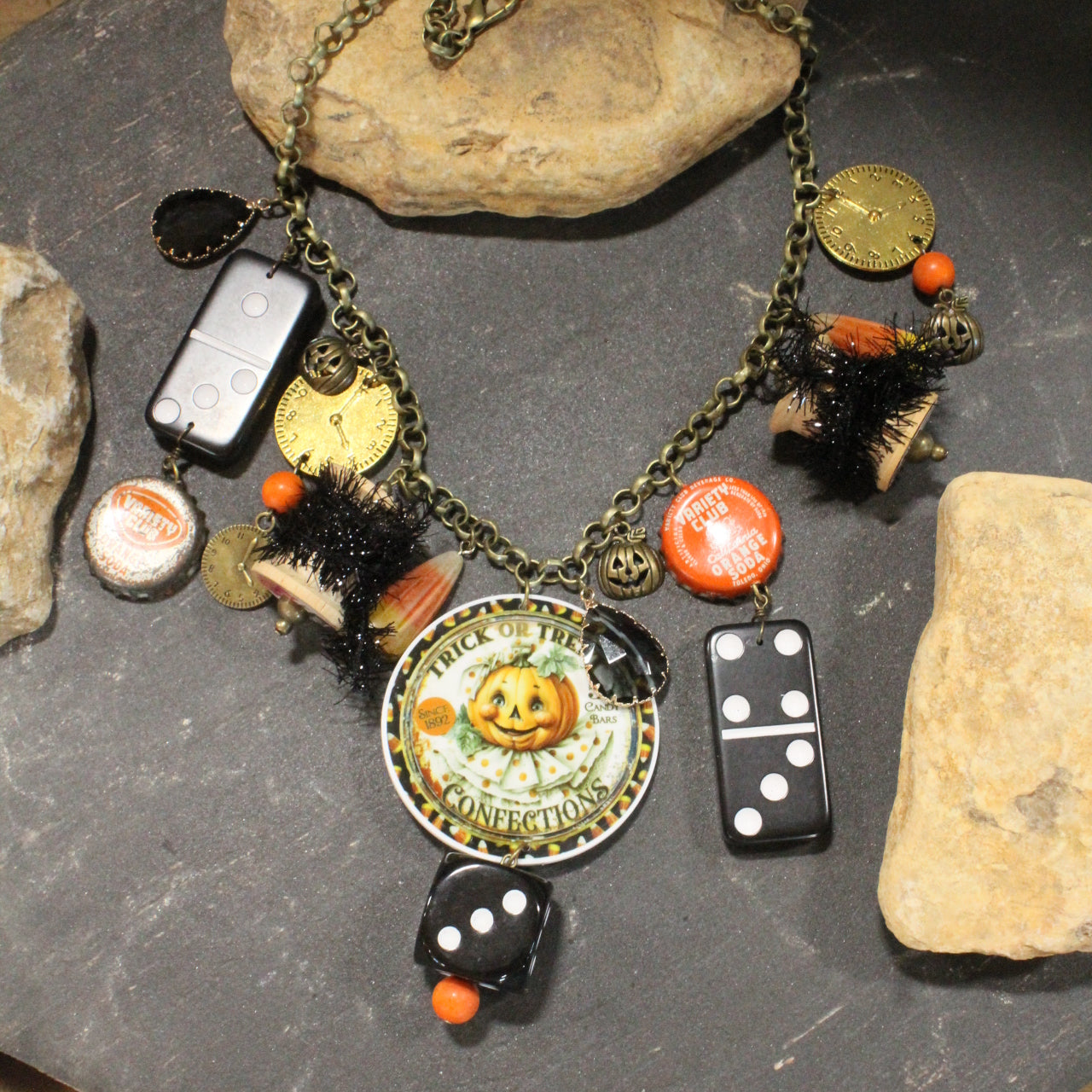 Trick Or Treat Confections Charm'd Necklace