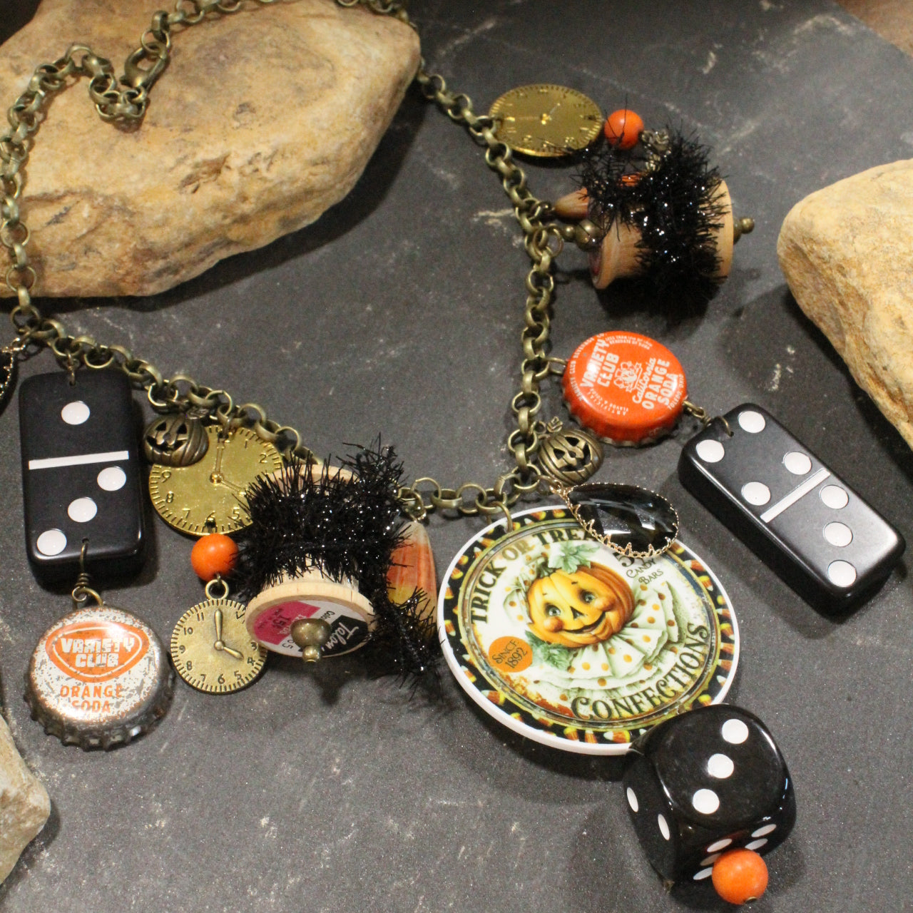 Trick Or Treat Confections Charm'd Necklace