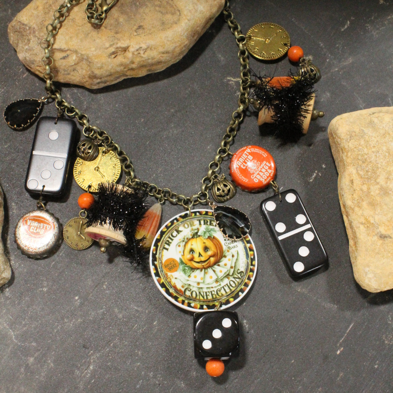 Trick Or Treat Confections Charm'd Necklace