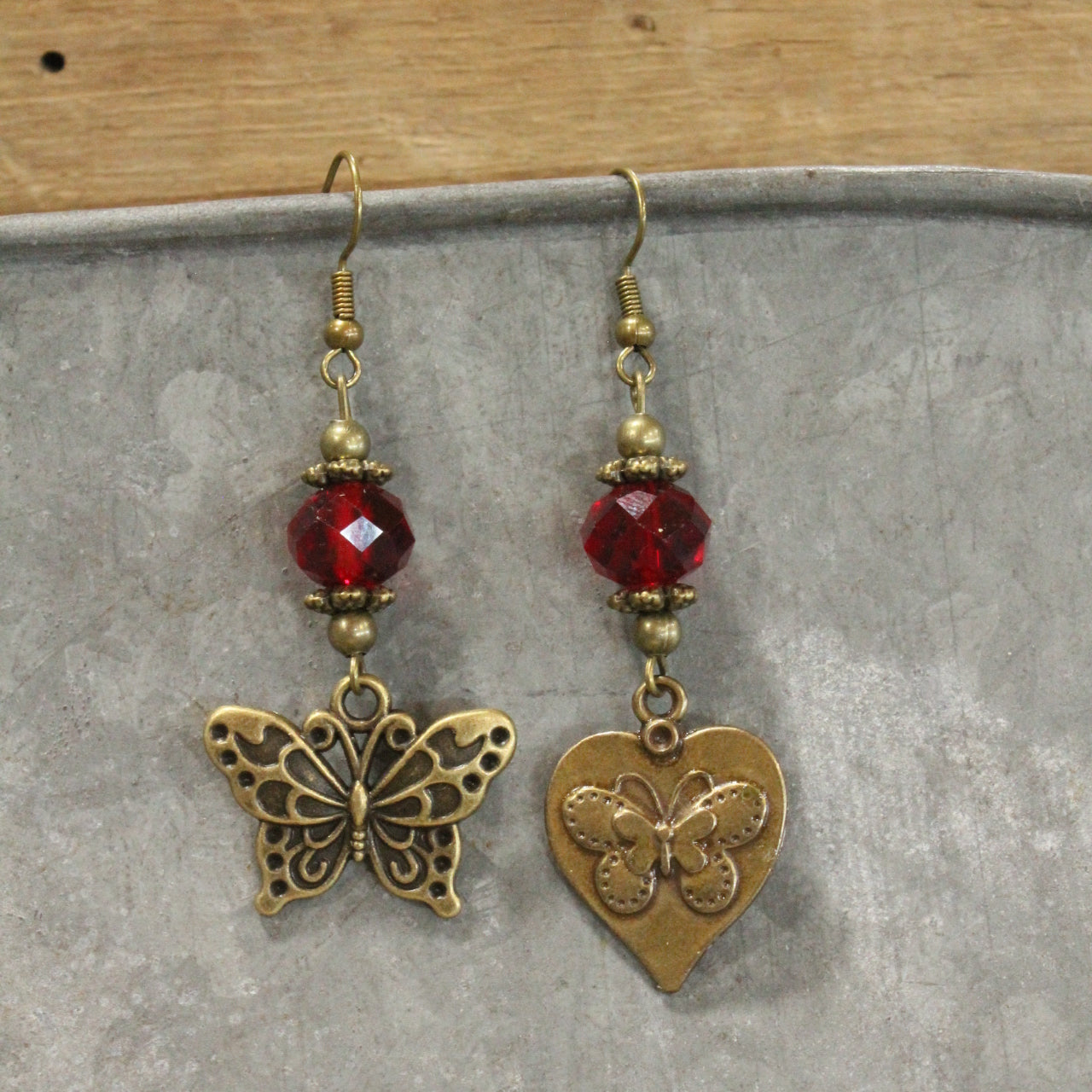 My Heart Flutters For You Dangle Earrings