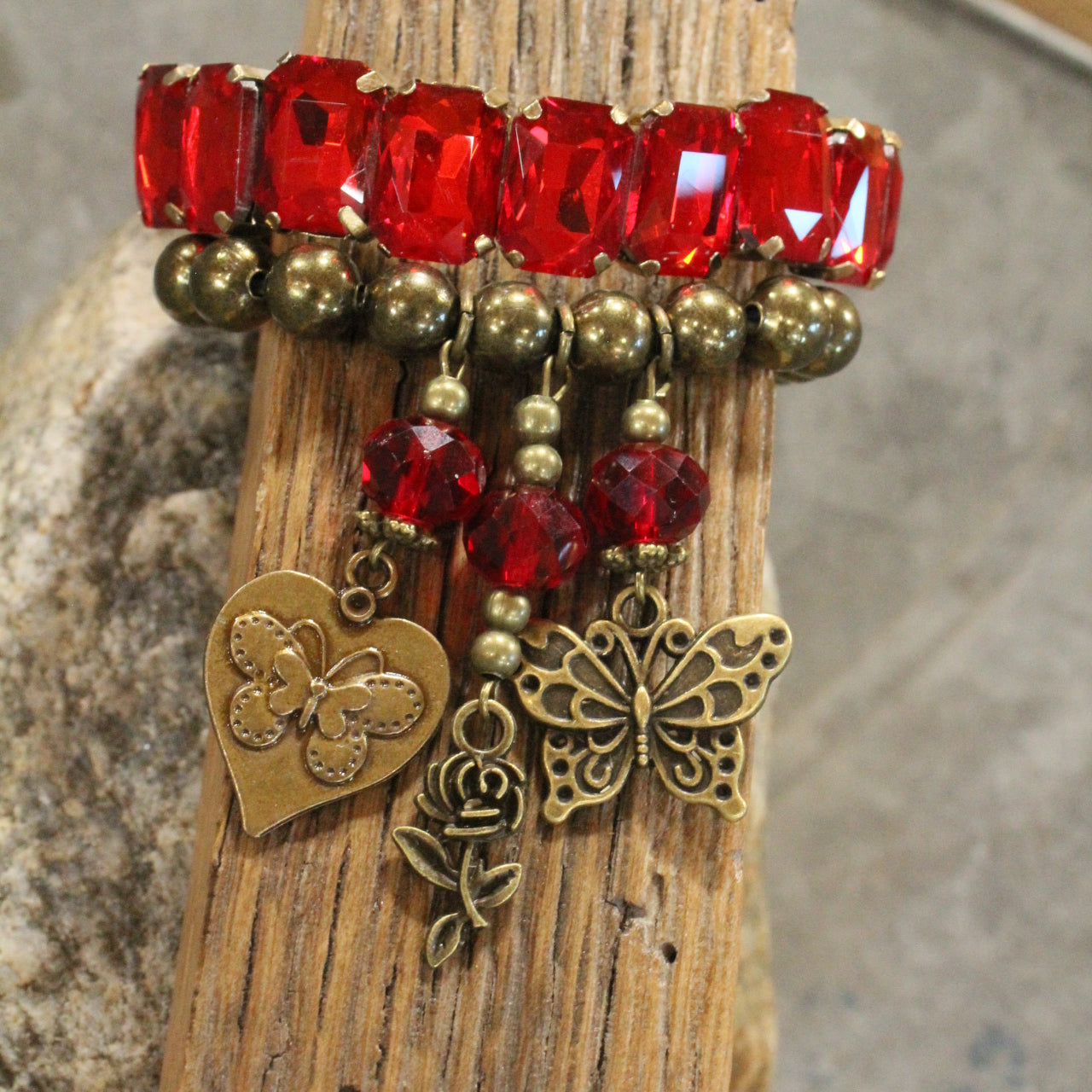 My Heart Flutters For You Bracelet Set