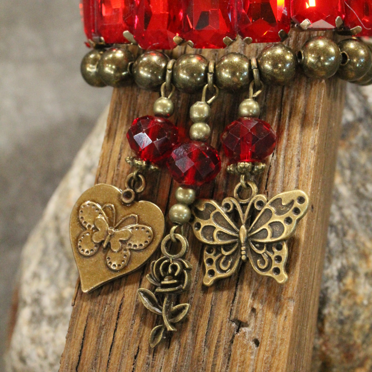 My Heart Flutters For You Bracelet Set