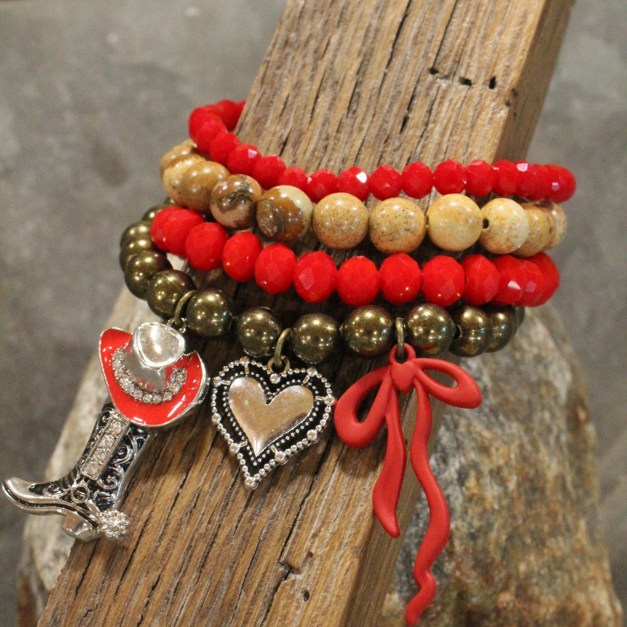Howdy Partner Valentine Bracelet Set