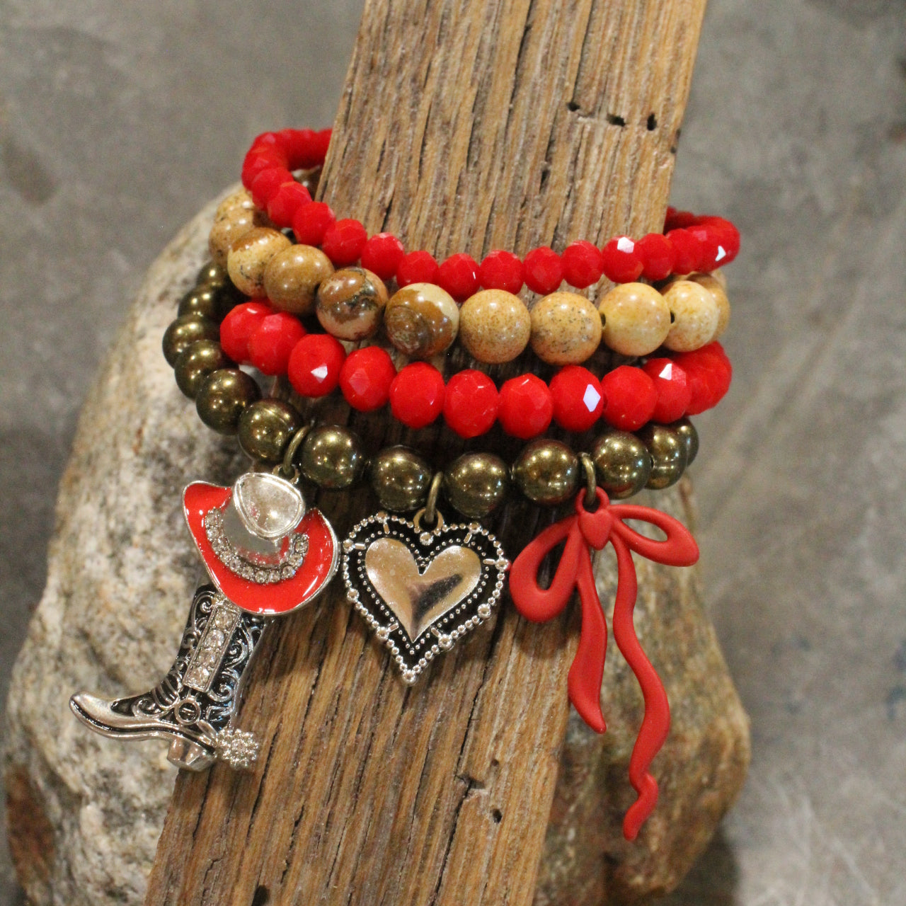 Howdy Partner Valentine Bracelet Set