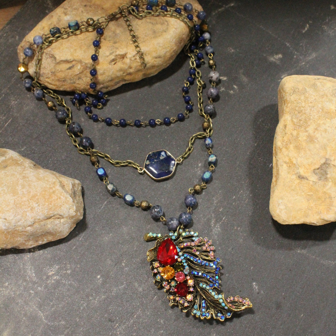 Chilly Fall Nights Layered Necklace