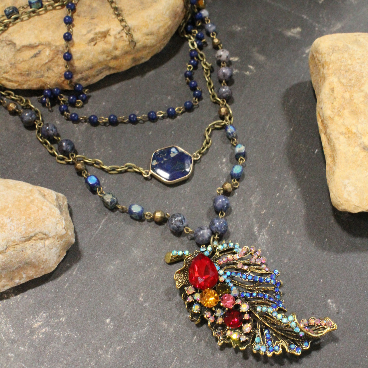 Chilly Fall Nights Layered Necklace